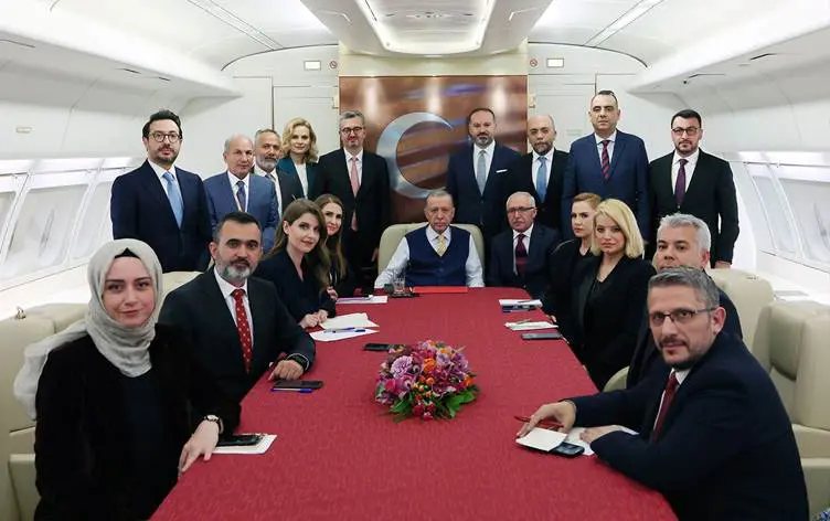 PKK, Yeni Anayasa, DEM Parti… Erdoğan'dan Erbil dönüşü uçakta açıklamalar! 