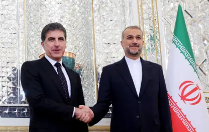 Neçirvan Barzani İran Dışişleri Bakanı ile görüştü