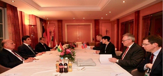 Başbakan Barzani, Münih’te Norveç Dışişleri Bakanı ile bir araya geldi