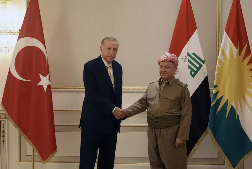 Mesud Barzani-Erdoğan görüşmesine Türkiye’den ilginç açıklama