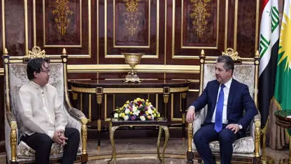 Mesrur Barzani, Filipinler'in yeni Büyükelçisi Manangan’ı kabul etti