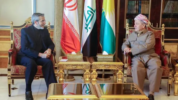Barzani İran Dışişleri Bakan Vekilini kabul etti