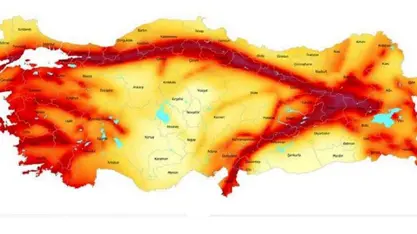 Türkiye'nin güncel diri fay haritası açıklandı!