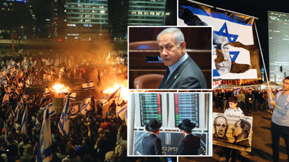Netanyahu'dan göstericilere 'iç savaş' tehdidi!