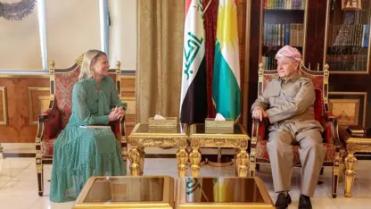 Mesrur Barzani, İngiltere'nin yeni Başkonsolosunu kabul etti