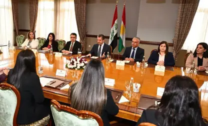 Başbakan Barzani Kürdistan Kadınlar Birliği ile görüştü