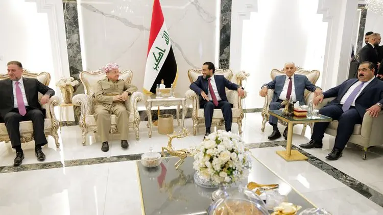 Mesud Barzani Iraklı Sünni liderlerle görüştü