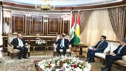 Mesrur Barzani, Suriye Gelecek Hareketi liderini kabul etti